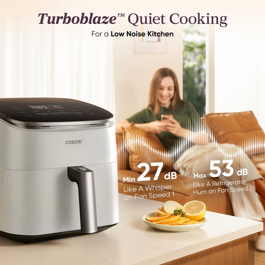 TurboBlaze™ 6,0-Quart zračni cvrtnik - svetlo siva